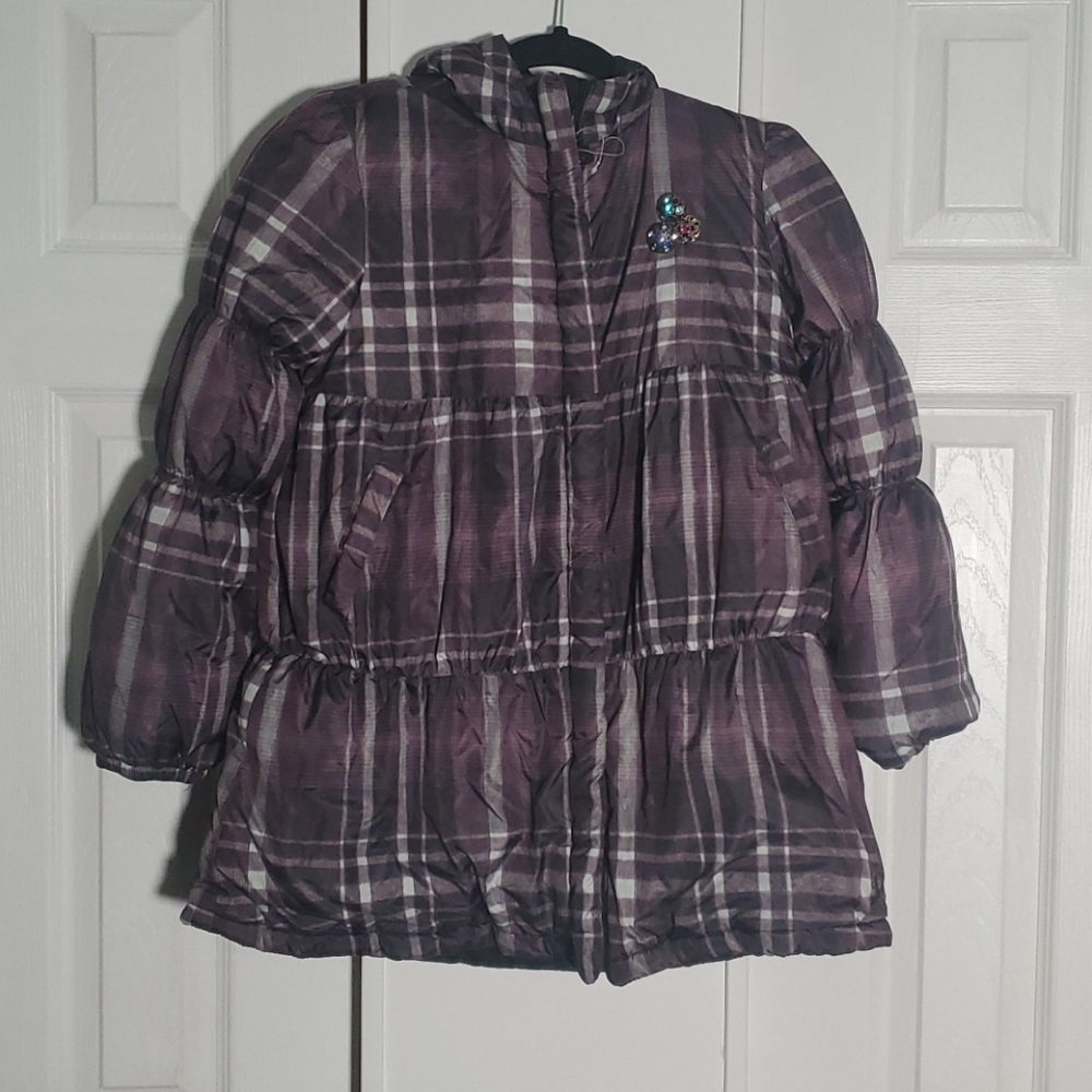 Girls desigual puffer coat sz 9/10